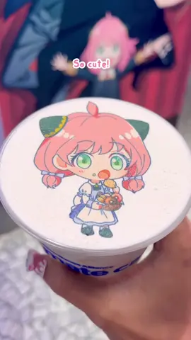 Spy family X Animate cafe 🥰💕 Ania so cute! #animatecafe #spyxfamily #spyxfamilyanime #anime #Vlog #cafe #drink #cute #kawaii #ania #foryou 