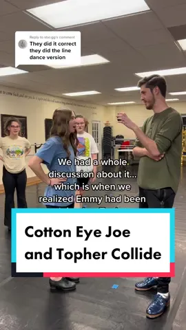 Replying to @stxr.gg during our whole discussion about it, we realized @emmyyyyyyy_louuuuu might’ve been doing her Topher impression a little too much #dance #dancetok #cottoneyejoe #topher #tophertok #kingtopher 