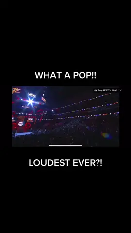 Is there a louder pop than this? #aew #WWE #wrestling #fyp #foryou #foryoupage #cmpunk #return #crowd #loud #limbs 