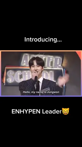 Leader Wonie🐱 #enhypen #jungwon #fyp 