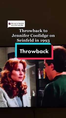 Replying to @lucymaria2 she’s always been so hilarious ❤️👏✨ #jennifercoolidge #seinfeld #throwback #goldenglobes #goldenglobes2023 