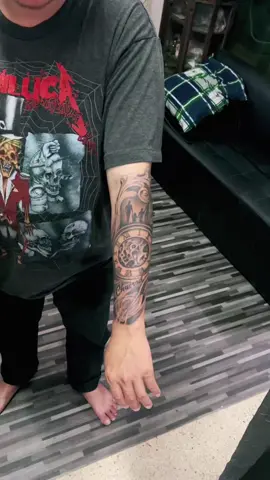 #งานสักแขน #นาฬิกา เวลาเกิดลูกชายคนแรก #ร้านสักทุ่งสง #รับสักลาย #ต๊ะแทททูทุ่งสง #ภาคใต้ 