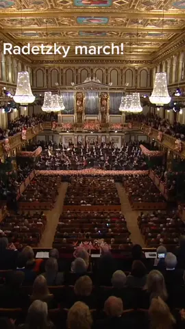 “Radetzky March” was so successful the piece had to be repeated twice, with audience members clapping along! ⁠ ⁠ The work has been performed as an encore at the @viennaphilharmonic‘s New Year Concert since 1946, conducted this year by Franz Welser-Möst. ⁠ ⁠