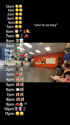 all day every day #fyp #foryou #dance #dancer #schedule #greenscreenvideo 