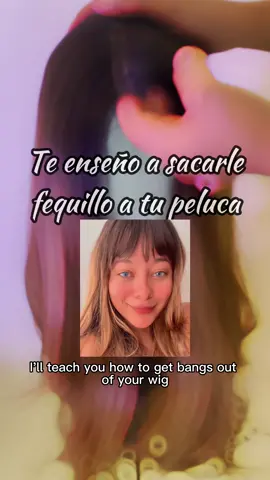 Quedó super bonita 😍 Si lo hacen me etiquetan! #pelucas #comocortarleflequillo #comocortarpollina #tutorialflequillo #comoestilizarpelucas #wig #wigstutorial #pelucasdeamazon #hairstyle #hair #estilizandopeluca #hacksdebelleza 