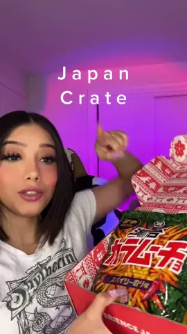 @Japan Crate 😋 #asmr #fyp #japancrate #snackreview #whispering #relax #crunchy 
