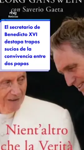 No han pasado ni dos semanas de su mu€rte, y #BenedictoXVI vuelve a estar de #actualidad. Su #secretario personal, #GeorgGänswein, ha escrito un #libro en el que destapa los trapos sucios de la #convivencia entre los dos #papas.  📖Se titula 