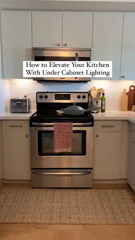Elevate your kitchen with this one simple tip from @eunice_athome 💡 Lights are linked in our bio! #hunker #kitchenlife #kitchenlove #kitcheninspo #kitchengoals #kitchendecor #kitchenstuff #kitcheninspiration #kitchenideas #kitcheninterior #kitchenmakeover #kitchendetails
