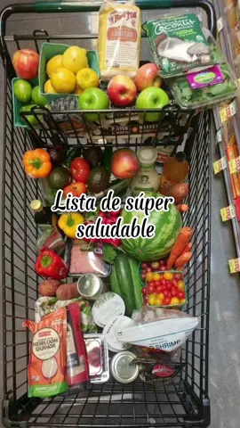 Para los que van iniciando la vida fit y no saben que comprar en el super aquí les djeo unas ideas 🥰 diganme si les sirve y les gustaría ver mas videos asi #fit #saludable #healthy #Fitness #comidasaludable #supermercado 