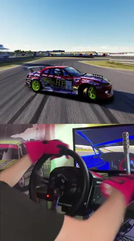HUGE SEND ON THE NEW SETUP 🔥🚀 #drift #drifting #assettocorsa #assettocorsadrifting #s15 #2jz #d1gp #fyp #viral 