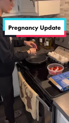 Wanted to give you guys a pregnancy update while I make breakfast! I just made a breakfast sandwich with eggs and tomatoes, turkey sausage on the side, and an iced caramel latte. Have a good day everyone! #grwm #breakfast #cooking #food #Recipe #pregnant #pregnancy #mom #wfh #sahm #23weekspregnant 