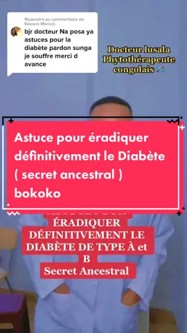 Réponse à @Kianani Monica 