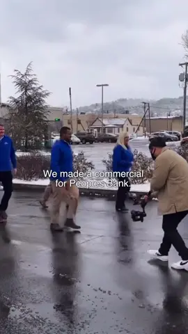 This commercial was unique in the way it was captured. Documenting real life events and turning it into a story driven commercial can be a challenge. But we accepted the challenge. When it comes to documentation it's important to think about what scenes you want ahead of time, what's even possible and how quickly can you get them. We knew there would be very little time to stage scenes or even get retakes. So you have to move quickly. Sometimes you have to improvise on the spot, but that's the fun part about it. We were happy with how this turned out. ❤️ #videography #creative #videoproduction #filmmaker #filmmaking #cinematography #behindthescenes #onset #filmset #videocreator #videomarketing #videoediting #peoplesbank #SmallBusiness