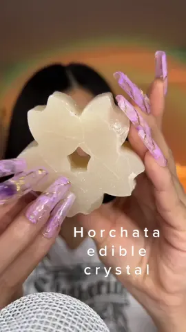 I literally ran to buy these from @Kandy Seoul when I heard they offered Horchata flavored crystals 😍 Hands down the best flavor I’ve tried!! 😋 #asmr #fyp #ediblecrystals #horchata #crunchy 