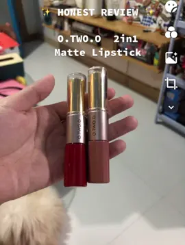 @O.TWO.O Beauty’s 2in1 Lipstick Hones Review✨ Love it!🥰 kayo na bahala mag pause #tiktokshop #fypシ #otwoo #otwoolipstick #otwootiktokshop #lipproductrecommendations 