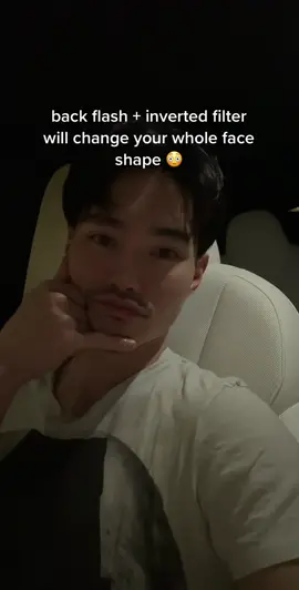 where did that jawline come from 😳 #jawline #mewing #invertedfilter #Inverted 