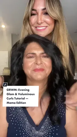 GRWM: Evening Glam & Voluminous Curls Tutorial — Mama Edition✨#grwm #OOTD #fyp #beautytips  Today I’m celebrating my mother, the woman who’s been my biggest supporter in every aspect of my life.  She’s the first person to like & comment all of my videos, send me content for inspiration, and help me in any way she possibly can 🙏🏼🤍✨ Today’s affirmation (for mothers): “ I am a confident, loving woman who sets an amazing example for her children. I am everything my children need, and I deserve to care for myself too.”🤍 This is a sign to give your mama a makeover & plan a date night with her!! & to anyone who can’t, sending you so much love & light.  Let’s write her a note together then 🤍💫 #family #motherdaughter  How freaking adorable is my mama!? She was so shy while we were filming, but she did such an amazing job!!🤍💫 It’s taken a lot of recent communication and understanding for my mom and I to build a stronger connection.  Growing up we never really heard “I love you,” as culturally they had always learned to show love through acts of service, and not words of affirmation.  With a lot of long talks, and even more misunderstandings, we’ve started to build something pretty amazing.  She’s taken our conversations and makes an effort to tell me and show me how much she loves me and is proud of me, and I’ve learned to understand her love languages much better too 🤍🤍 TAG someone who would love this, & don’t forget to save it to refer back to when getting ready! • #makeup #makeuplooks #beauty #beautytips #glammakeup #todayslook #OOTD #tutorials #beautyhacks #BeautyTok #makeuptutorial #foryourpage #foryou #glam   Product Breakdown: Linking all products in my linktree bio under “shop my feed.” 🤍