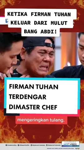 FIRMAN TUHAN TERDENGAR DIMASTER CHEF!#penginjilanjalananmanado #TuhanYesusBaik #Yesusjalankebenarandanhidup #TikTokKristen #fyp #MasterChef 