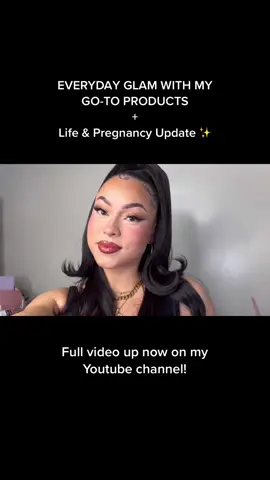 Catch up with me while I show you my in-depth makeup routine!☺️ Subscribe, Like & Share!🫶🏼✨ #everydayglam #indepthmakeuptutorial #gotomakeupproducts #holygrailmakeup #flawlessbaseroutine #mypregnancyjourney #newmom #firsttimemom #impregnant  