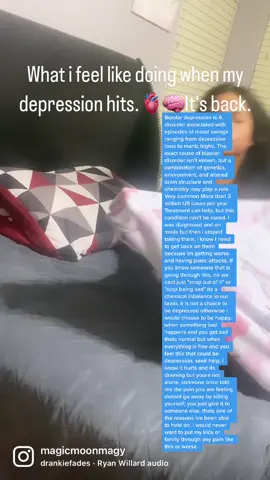 #bipolardepression #depressionhelp #depressionawareness #anxiety #panicattack #MentalHealth #MentalHealthAwareness #reels #imok #tired #youarenotalone #relate #help #antidepressants #seratonin #oneofthosedays #bekind #latina #fyp #parati #fypシ 