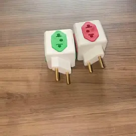 Adaptador Benjamin Cubo 4 Tomadas casa e cozinha Coloridos #vaiprofycaramba #benjamin 