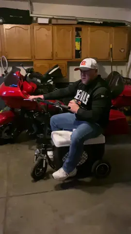 When its cold and you wanna ride while waiting on the bengals. #fy #fyp #whodey #bengals  #funny #millertok 