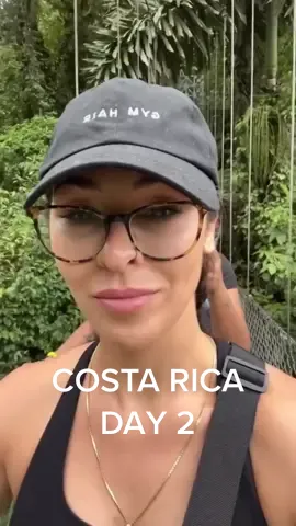 day 2: monkeys, hanging bridges, “natural” hot springs, & birthday celebrations #vacation #whattodoincostarica #puravida #arenalvolcano #arenalvolcanonationalpark #hangingbridges 