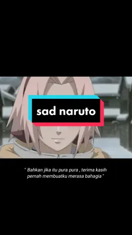 terima kasih ( Sakura ) :)  #naruto #narutoshippuden #sakura #sadmoment #sadstory #fypシ 