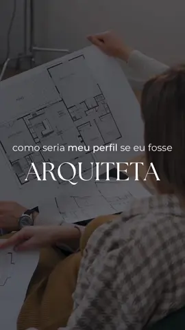 Como seria o meu perfil se eu fosse Arquiteta 🤔 Mais um vídeo do novo quadro aqui no perfil e essa profissão foram vocês que escolheram!  Qual a próxima profissão que vocês querem ver por aqui? ↓ #arquiteta #arquitetura #designerdeinteriores #marketing #marketingestrategico #posicionamento 