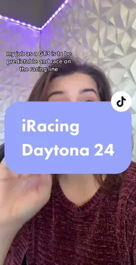 The #iracing Daytona 24 is happening this week and it is by far my favorite sim racing event but there should be etiquette classes for all the car classes. It’s frustrating to be punted and meatballed in a completely avoidable situation. Def recommend everyone try the event at least once! #iracingdaytona24 #iracingsim #simracings #simracinggamers 