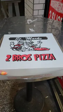 White Pizza was my fave#pizza #2023 #nypizza #timessquare #foodtiktok #travel #foodreview #yummy  #2brospizza