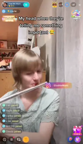 Paying attention is hard sometimes 😂 Like if you think the same! ➡️ Bigo ID: ElizaMeiMusic #OnBigo #fyp #foryou #inspiration #tiktoktalent #music #art 
