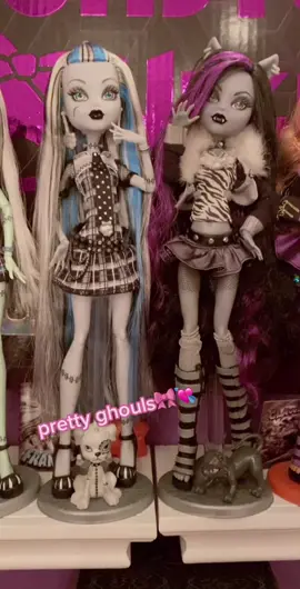 She was a lucky find at a Nickelodeon store😭💅 I just need Drac, but people sell her for too damn much 😾😾 #monsterhigh #monsterhighcontent #monsterhighcollection 