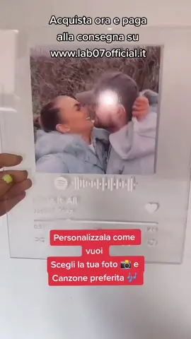 Personalizza lo Spotyplex con una vostra foto e canzone preferita 📸 Spedizione gratuita in 24/48h 🚛 Pagamento alla consegna 📦 #sanvalentino #shopping #regalo #fidanzati #perte #viralproducts2023 #customized #lab07official 