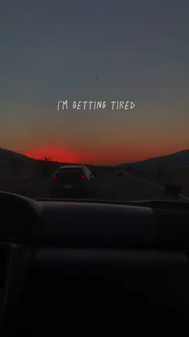 I’m getting tired #keane #somewhereonlyweknow #sunset #sad #lyricsvideo #song #Love #viral #fyp #foryoupage 