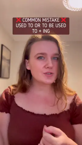 USED TO + INFINITIVE OR TO BE USED TO + ING? 🤔 #grammar #learnenglish #englishteacher #english #ingles 
