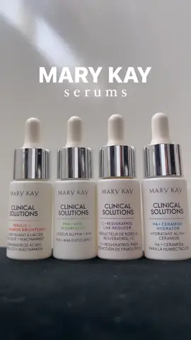 Serums Mary Kay clinical solutions 🧡💚💜💙 ¿ya los probaron?  #marykay #marykaymexico #acidohialuronico #niacinamida #resveratrol #arrugas #ceramidas #serum #serums #serumsmarykay #marykayserum #skincare #skin #piel #belleza #beauty @Mary Kay Cosmetics 