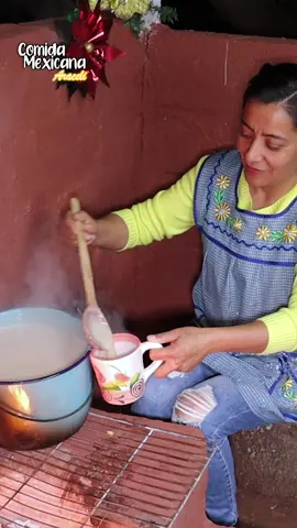 Para los #tamales Atole de Guayaba con Leche #atole #candelaria #fyp #viral #parati