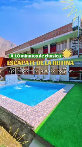 Escapa de la rutina y ven en familia o con amigos a esta linda casa de campo a 10 minutos de chosica 🏠☀️ #datazo #recorrido #fyp #casadecampo #parati #xyzbca #alquilercasadecampo #petfriendly #verano2023 #vacaciones  @La Casa de Mamá Esther 