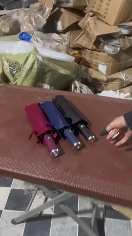 Wind proof automatic folding LED umbrella high quality china lot imported 