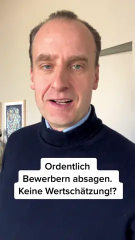 Häufig liegt der Fokus bei Unternehmen darauf mehr und mehr Werbung zu bekommen. Einen Bewerber am Ende vom IV Prozess aber auch ordentlich abzusagen und mit ihm eine Reflexion der geführten Gespräche zu leisten, dafür ist dann häufig keine Zeit. Oder es ist doch Angst? #b#bewerbungb#bewerberj#jobsuchea#absagebekommena#absagei#itjobsk#karriereu#unternehmer