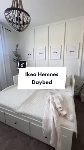 Loving our new ikea Hemnes bed in our second nursery😍 #ikeahemnes #ikea #nurserydecor #nurseryorganization 