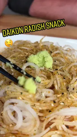 Have you tried a daikon radish snack?🤤#cookathome #familyrecipe #goodeats #EasyRecipes #Foodie #snack #fyp #dinnerwithme  