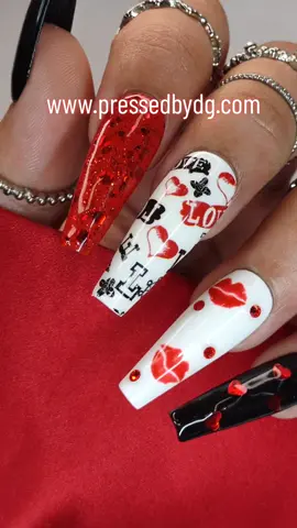 available now #pressons #coffinpressonnails #valentinesnails2023 