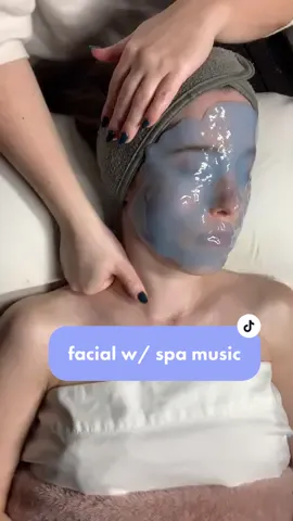 here’s another facial with spa music since some of you loved it! ✨🤍🤩 #fyp #facial #relaxing #spa #facialtreatment #esthetician #skincarewithmorgan #knoxvilletennessee  