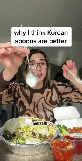 I eat everything with Korean spoons & chopsticks at home👏 #koreanfood #koreanspoon #korean #koreanamerican #asian #asianamerican #mukbang #kpop #kdrama 