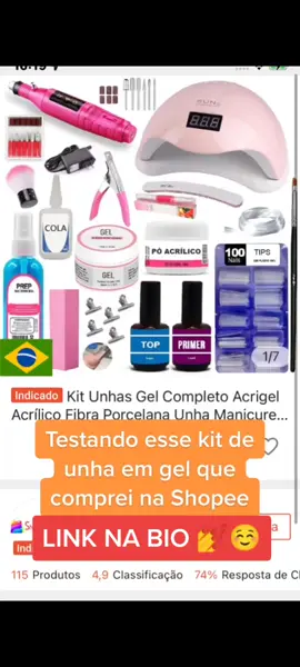 DA PRA FAZER EM CASA 💅☺️ LINK NA MINHA BIO #unhadelicadas💅❤🌸😍 #viralvideo #fyp #fy #fouryoupage 