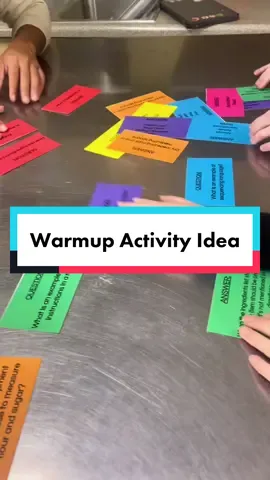 We used this as a review game to start our class period. Students did a great job! #teachertok #teachersoftiktok #highschoolteacher #sayyestofcs #educatortok #highschool #activity #warmup #culinaryteacher 