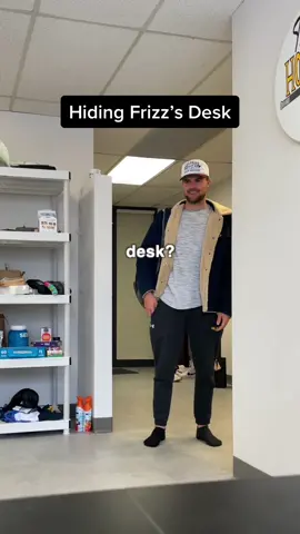 Frizz’s desk ran away today