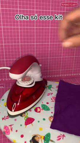 Esse kit é um máximo, né?! Entre em contato conosco para garantir o seu!  ☎️(11)96857-3717 (WhatsApp) 📍Rua da graça 499- Bom retiro  #fy #miniferro #mini #minitabuadepassar #patchwork #atelie #maclen #westpress #artesanato #viagem 